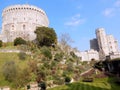 Royal palace Windsor Castle - Round Tower and Edward III tower - Windsor - England